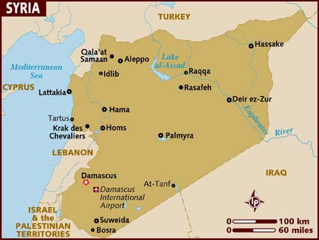 Siria mapa 