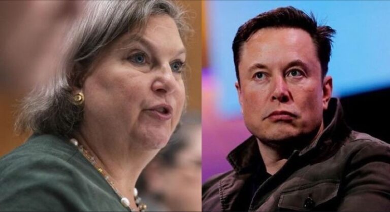 Elon Musk denuncia a la amazona victoria Nuland de incitar a una guerra de EU vs Rusia