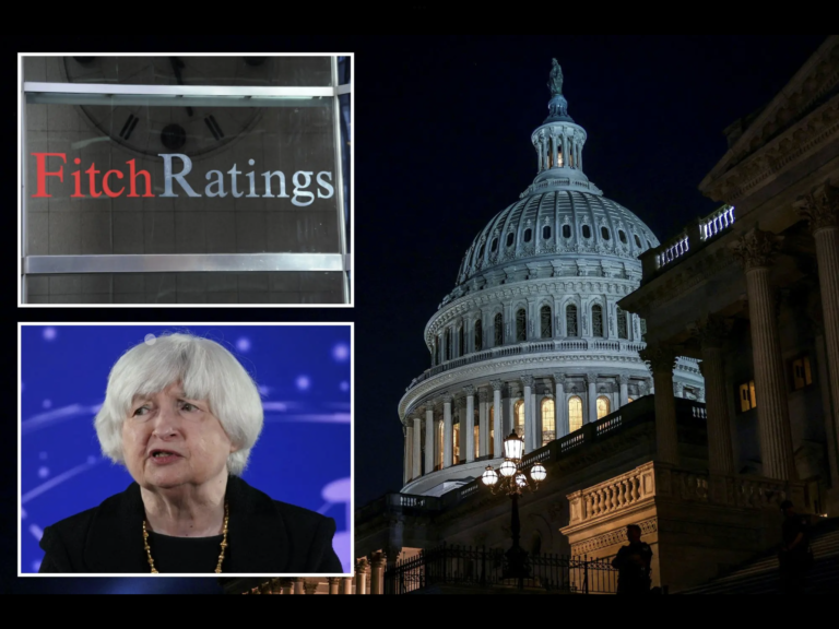 Calificadora Fitch degrada deuda de EU por inestabilidad fiscal e ingobernabilidad 