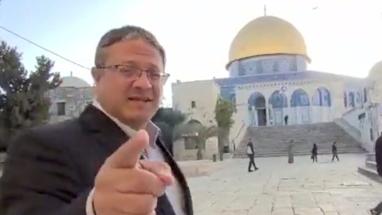 El kahanista Ben Gvir, ministro de Seguridad de Israel, declara la guerra al Islam global